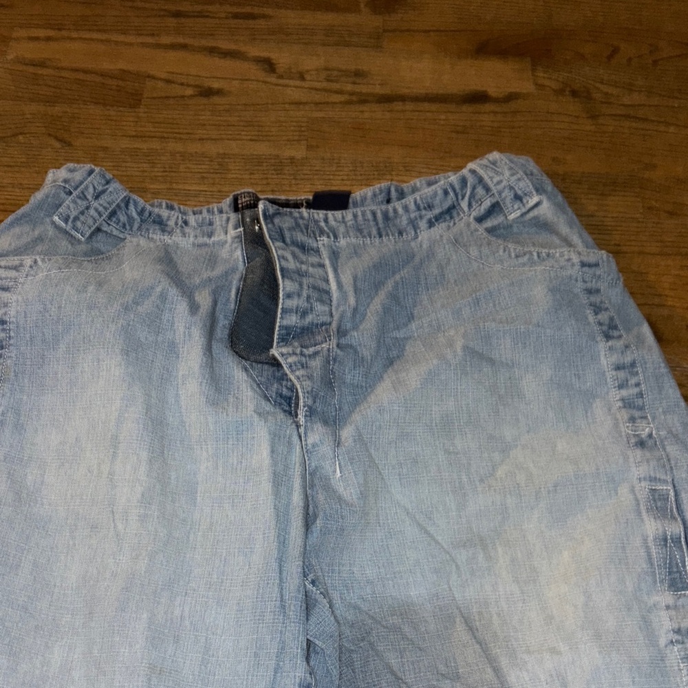Casual Light Blue Relaxed Fit Jeans
